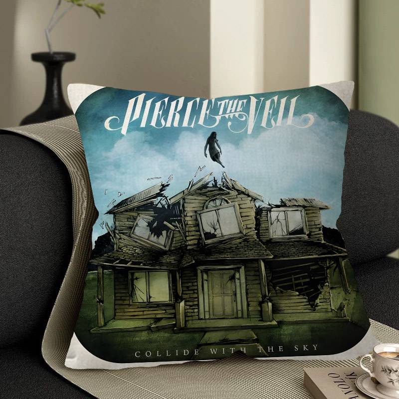 

Pierce The Veil Music Band Pillow Cushion Cover Pillowcase Living Room Sofa Home Decor Customized 30x30 cm