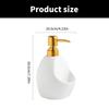 Press Pump Ceramic Lotion Bottle 480ml Capacity Bath Lotion Pump Jar  Hotel Bathroom