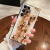 Retro Rust Design Case for Samsung Galaxy S23 Ultra S24 Plus S25 Edge S20 S21 FE Black Soft Phone Cover