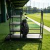 Metal Golf Display Rack Multiple Shelves Storage Multi-Level Design
