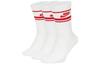 Nike Crew Socks Unisex 3 Pack Red White CQ0301-102