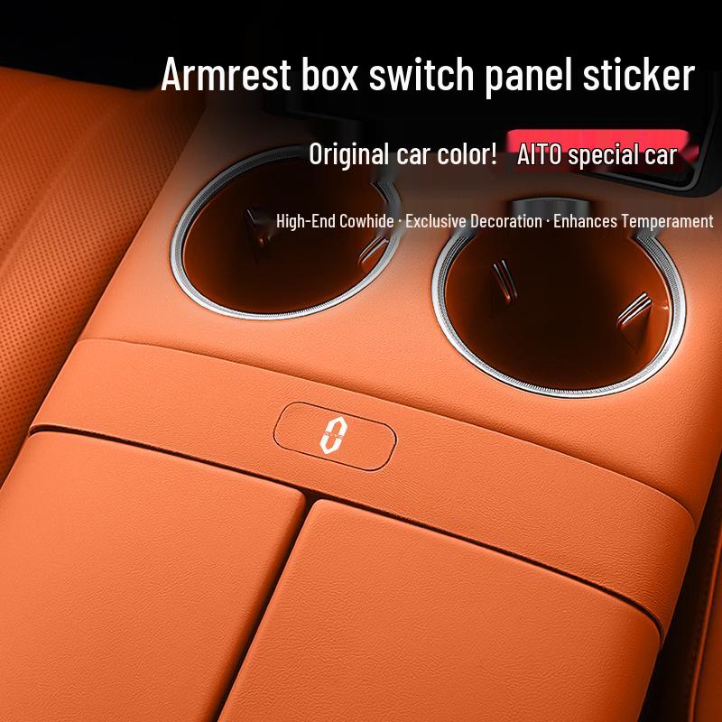 2026 Huawei AITO New M7 M8 Center Console Armrest Control Panel Protective Sticker