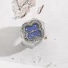 Orologio ad Anello Moda Orologio a Forma di Anello Quadrato Personalità Creativa Stile Retrò Orologio Elettronico ad Anello