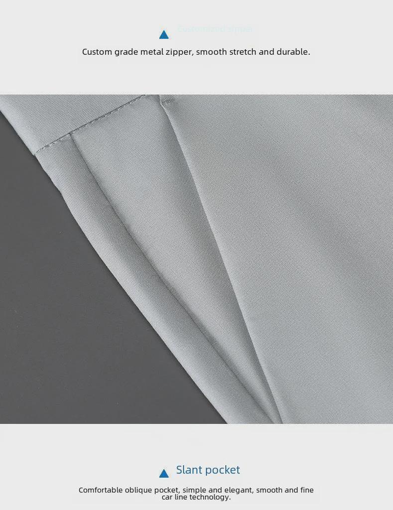 Men's Black Non-Iron Stretch Casual Shorts - All-Season, Anti-Wrinkle, Straight Fit, Sports Style