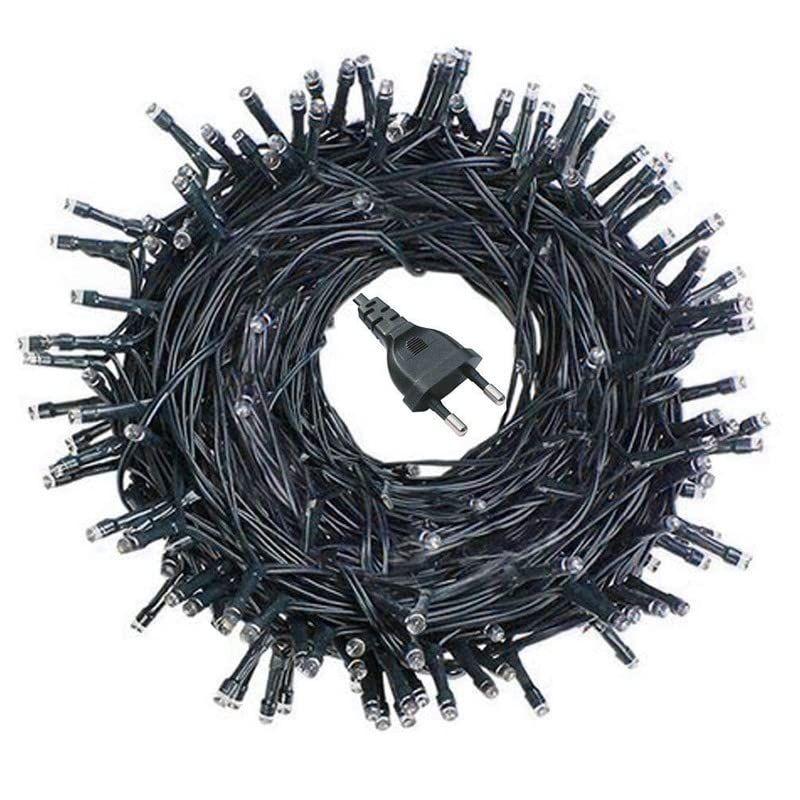 Girlanda świetlna 45 metrów z kontrolerem zmiany 8 trybów, wodoodporna, elastyczna miedziana dioda LED, wielokolorowe girlandy świetlne