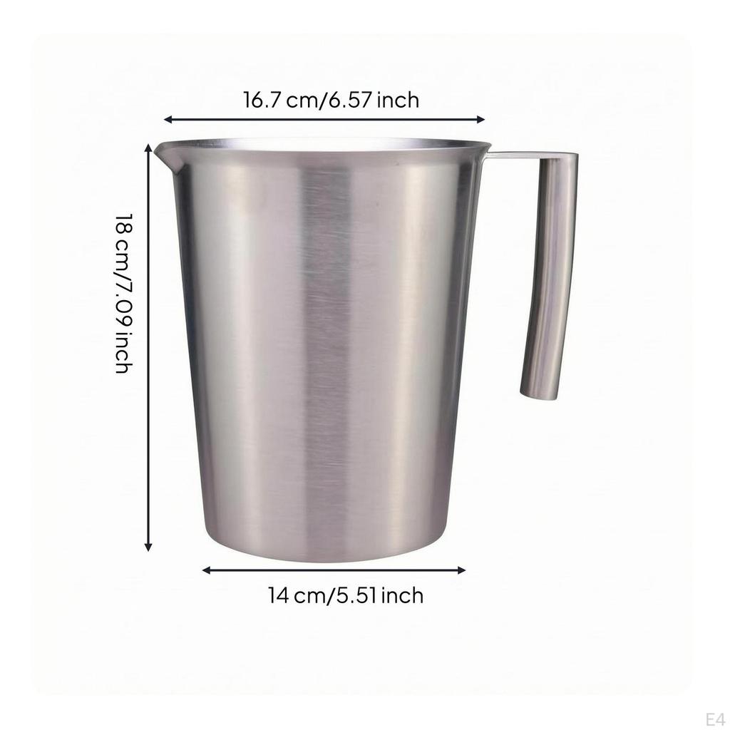 304 Stainless Steel Measuring Cup Pouring Spout Measurement Markings