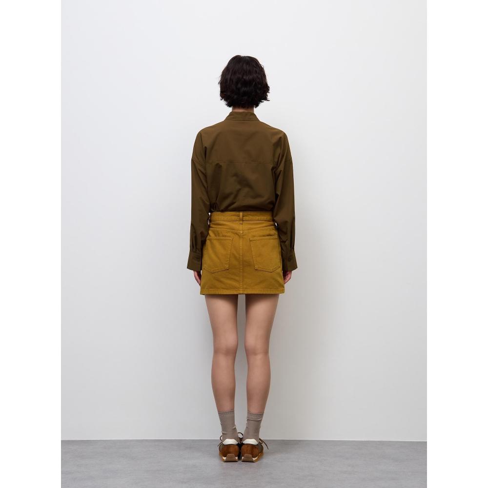 Gu By Uniqlo Low Waist Denim Mini Skirt Cl