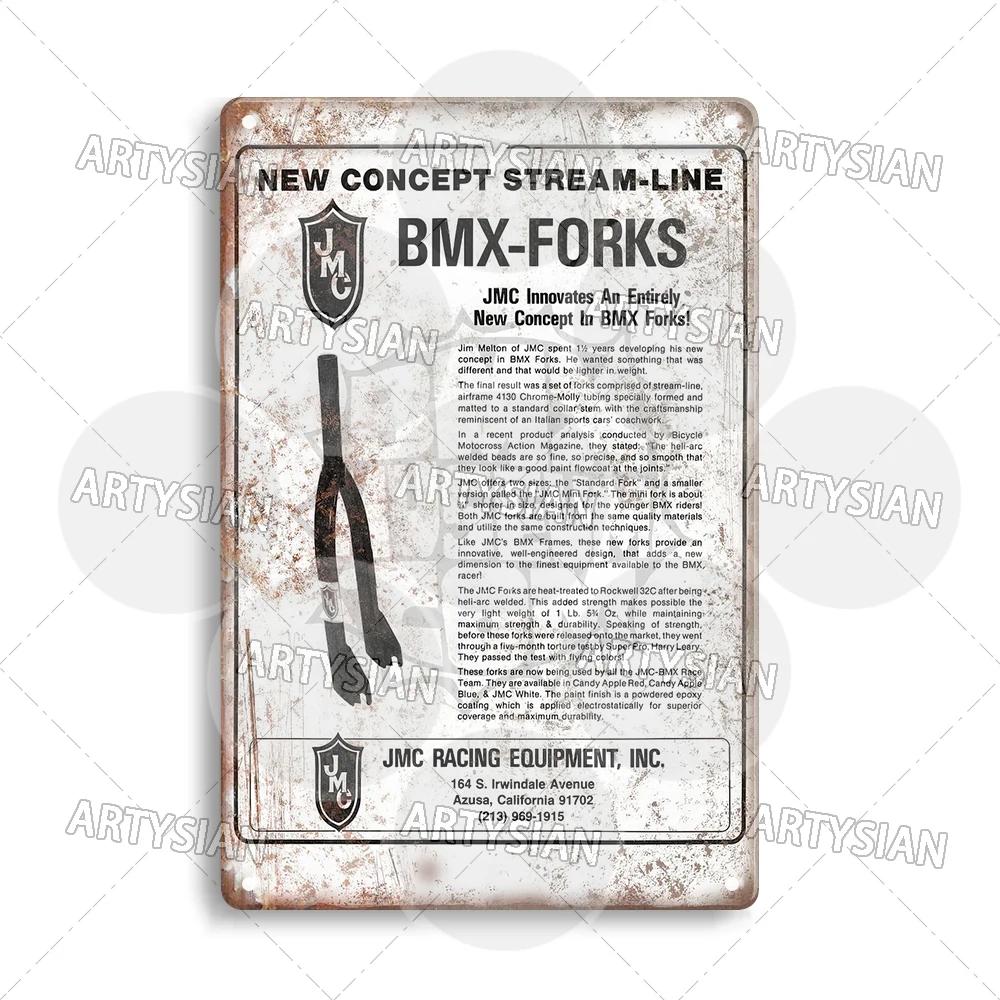 Vintage BMX Bike Metal Sign Bicycle Motocross Plaque Racing Raleigh Kuwahara Raleigh Chopper Peugeot Pro-Am Murray Ace Haro