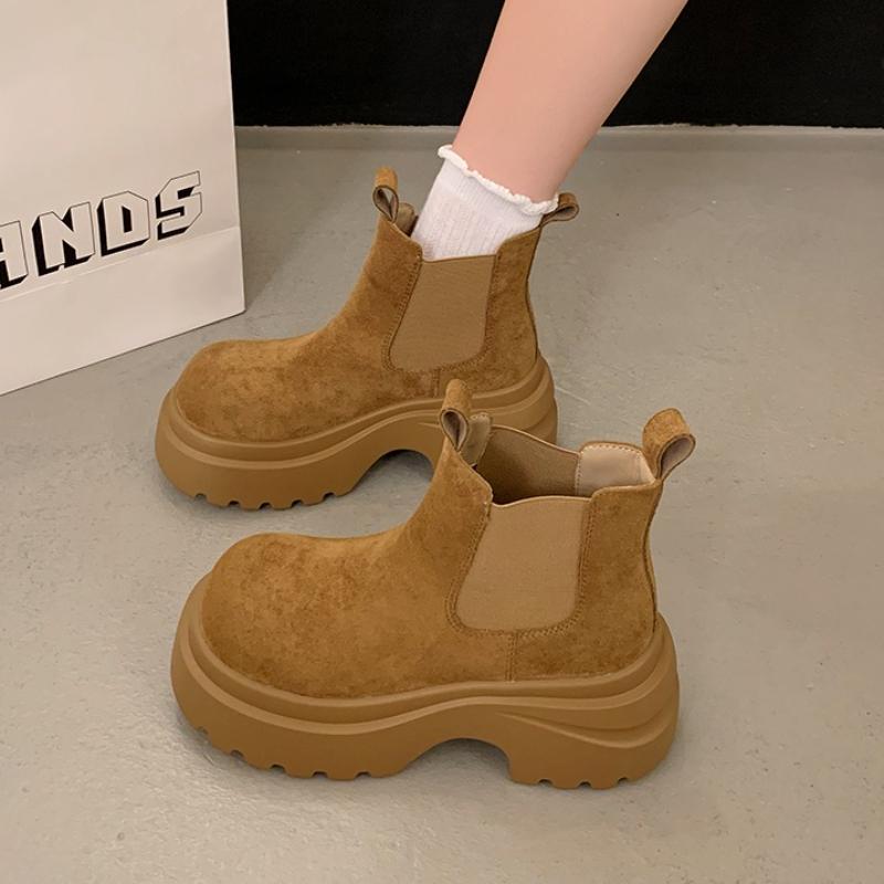Ankle Boots for Women Platform Chunky Shoes Elegant 2025 Trend New Snow Boots Brand Party Woman Sneakers Walking Botas