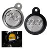 Stainless Steel Cycling Card Hanger Waterproof Seal Tax Disc Plate Holder  Scooter Use