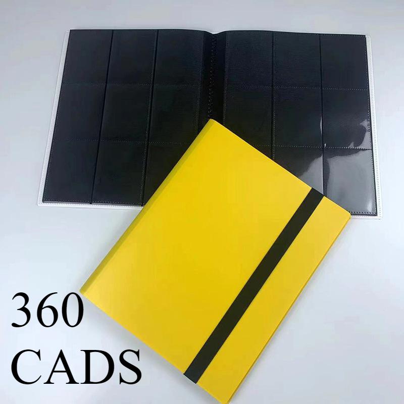 

Книга для игровых карт Покемон с девятью ячейками, книга для коллекции звездных карт, полипропиленовый пакет для хранения карт, книга для коллекции карт, рождественские подарки, наполнение для чулка жёлтый