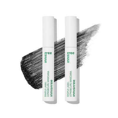 Simple Label Long & Curl Mascara 2pcs