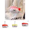 Authentic Salmon And Sweet Shrimp Sushi Plush Pendant Pin Cute And Funny Cartoon Food Hanging Decoration Gift Sushi Pendant)