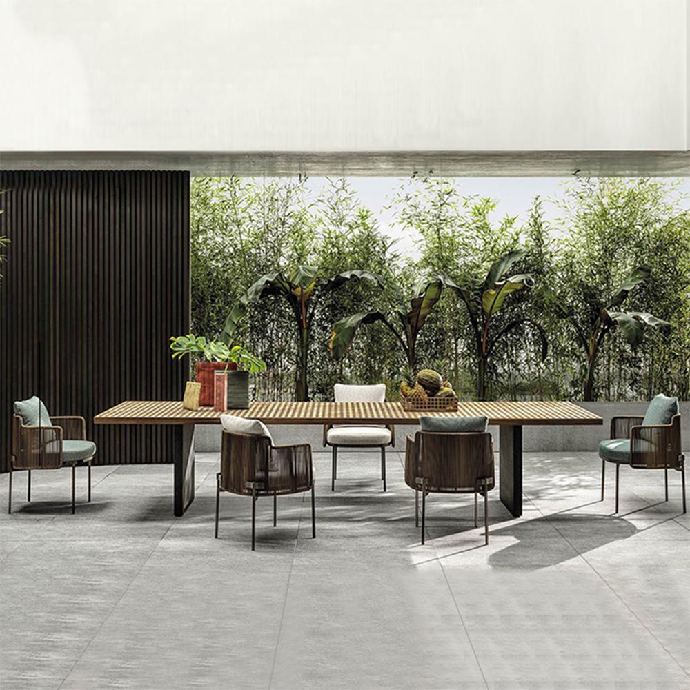Open-Air Rattan Woven Table & Chair Set for Patio, Balcony & Garden