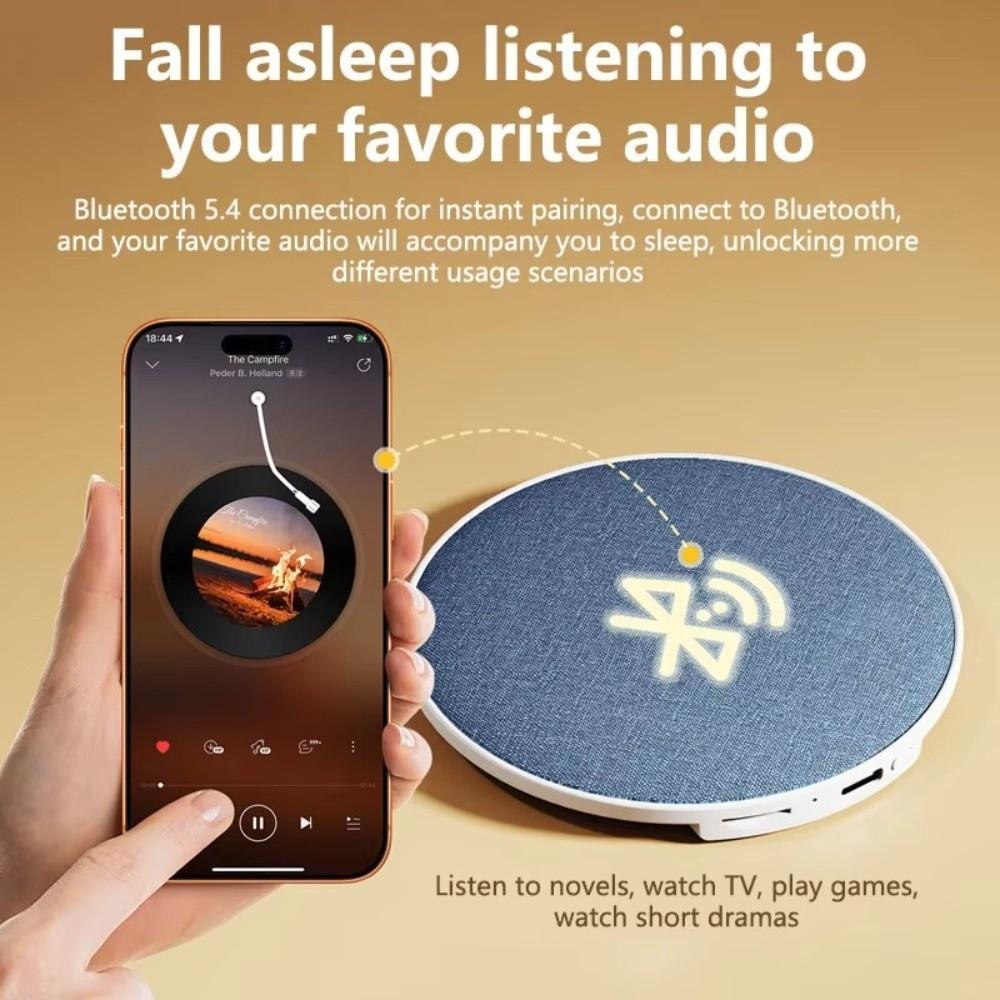 Bluetooth 5.4 Under Pillow Bluetooth Speaker Sleep Aid Wireless Sleeping Speaker  Insomnia Relief