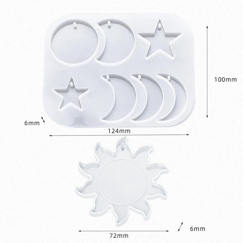 Moules à Pendentifs De Noël En Silicone - Lot De 4 Modèles