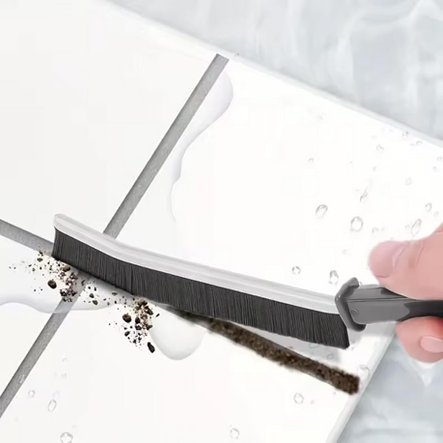 Crevice Cleaning Brush Window Tile Gap Brush Thin Slim Cleaning Brush for Home Kitchen Bathroom Tile Joints Crevice Cleaning Tools Supplies