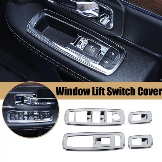 Window Lift Switch Button Panel Cover Trim for Dodge Charger Durango 11+Ram