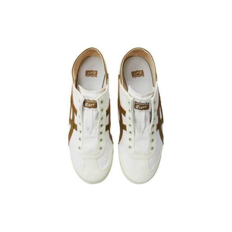 ONITSUKA TIGER Mexico 66 Paraty White Mustard Brown Unisex Sneakers 1183C075-102
