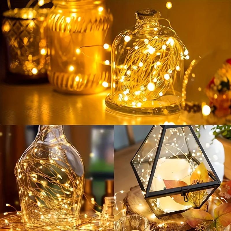USB Powered Copper String Lights, Fairy Lights, and Starlight Lights Are Suitable for Decorating Parties, Weddings Festivals,Halloween,Christmas