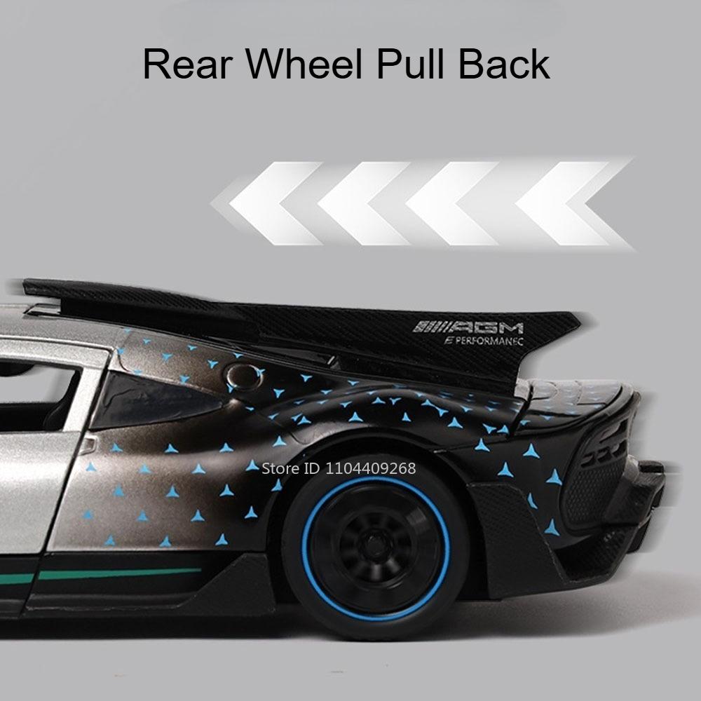 1:Maßstab 1:32 EIN 500K Automodell Spielzeug Ton Licht Rückzieher Metallkarosserie Gummireifen Fahrzeugmodelle Sammlung Geschenke für Jungen