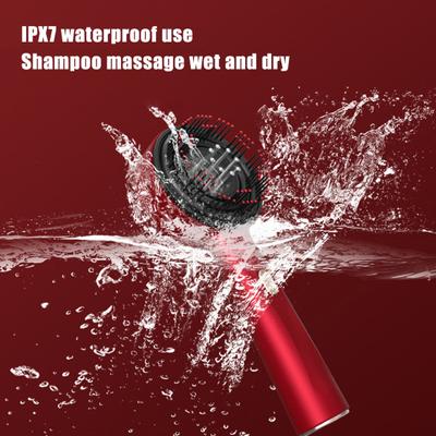 Hair Oil Applicator Electric Hair Brush IPX7 Waterproof Rechargeable 3 Modes Adjustable