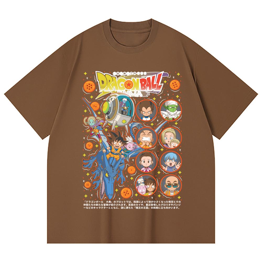 230 Gsm 100% Cotton Dragon Ball V31 Daima Print Unisex Heavy Cotton T Shirt