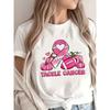 Dam Casual Kortärmad Rundhalsad Mode T-shirt Topp
