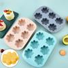 6-Hole Silicone Cake Mold, Heart-Shaped Silicone Mold, Diy Cake And Chocolate Baking Tool, Ice Cube Mold.