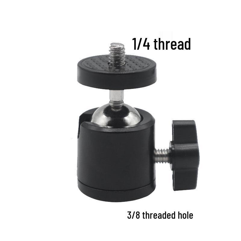 Universal Metal Mini 360° Pan Tilt Head Tripod for Mobile Live Streaming