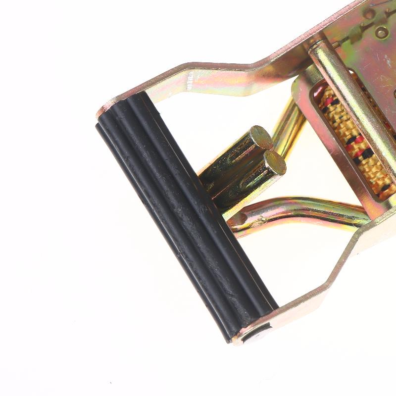 Heavy Duty Ratchet Tie Down Straps 2/3/4/6 Meter Long Double Hook Lashing Belt For Truck Cargo Securing Transport Binding