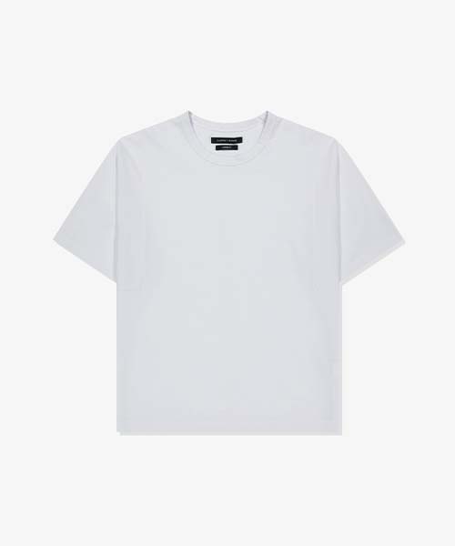 Garnet Homme Gcs34415 Standard Fit White Standard Logo Tee 110