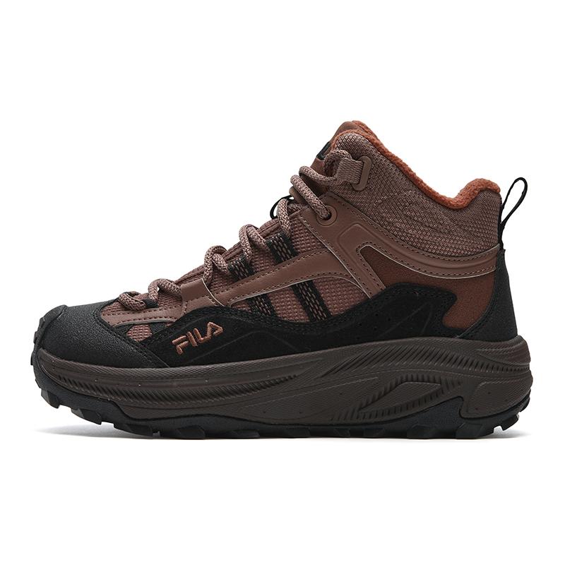 FILA TREK 2 Cushioning Abrasion Resistant Coverage Thermal Mid top Casual Shoes Women s Brown Black F12W542112FNB 38.5