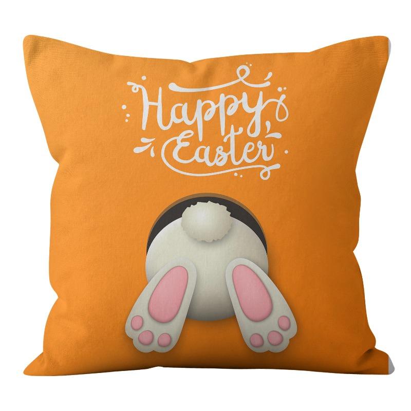 Easter Bunny Pillow Cover Home Pillow Cushion Cover