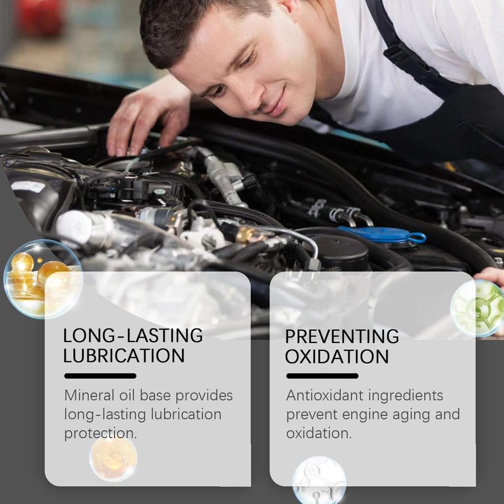 Engine Anti-Wear Agent 100ml Anti-Friction Protector Highly Effective Noise Reduction Suppressor Oil Burning Additive For Repair