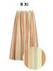 Summer 2023 Japanese Striped A-Line Long Skirt