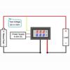 DC0-100V 10A 50A 100A Voltmeter Ammeter Red Blue LED Amp Dual Digital Volt Meter Gauge 0.28'' LED Display 50A 100A Diverter