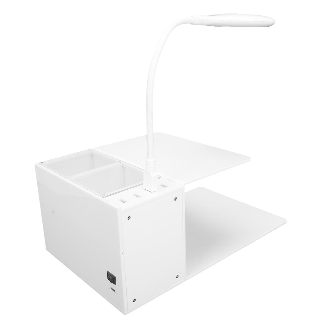 Eyelash Extension Makeup Tool Organizer Stand Blue Light Acrylic Shelf for Pillow LED Light