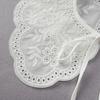 BLACK COLLAR made of tulle, elegant, tied, fashionable accessory for clothes