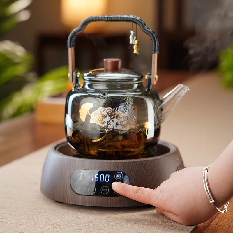 Quandu Glass Steam & Boil Integrated Teapot Set