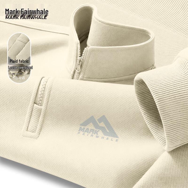 Mark Fairwhale Men's Semi-High Collar Heavyweight Sweatshirt