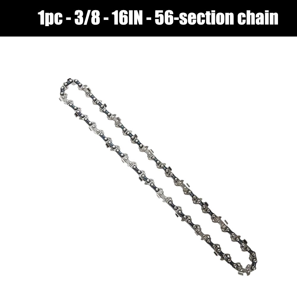 

16 Inch 56 Drive Links Chainsaw Chain Guide Bar and Saw Chain Set 3/8 Pitch Chain Low-Kickback for Craftsman Carpentry Tools