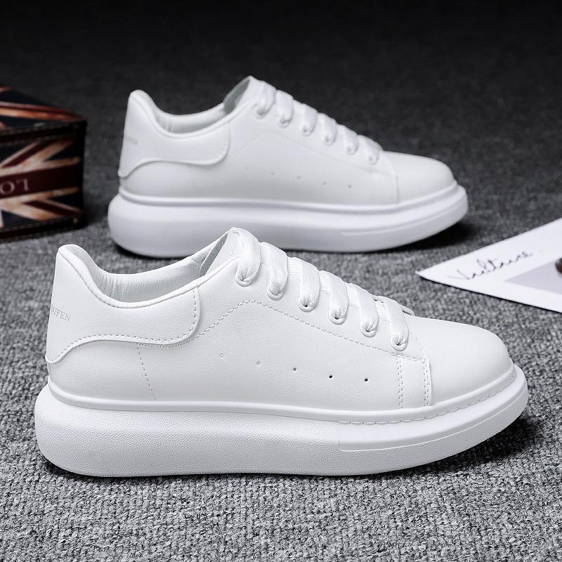 

Dou Chuan Internet celebrities with the same white shoes women s spring and autumn new versatile platform casual shoes student board shoes women coup 40
