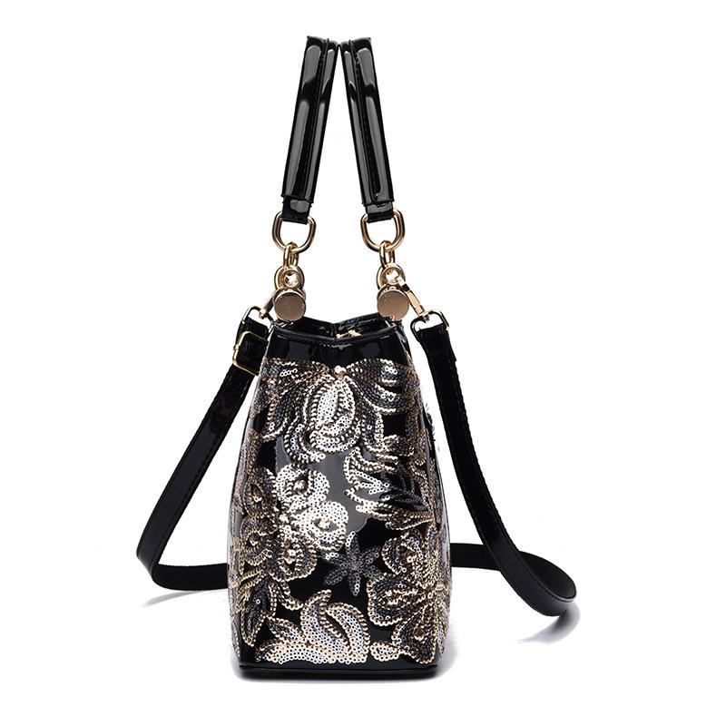 Aliwood Stickerei frauen Tasche Europa Trendy Luxus Handtaschen Leder Schulter Taschen Große Kapazität Frauen Umhängetaschen