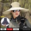 Men's Wide Brim UV Protection Sun Hat for Summer Outdoor Activities