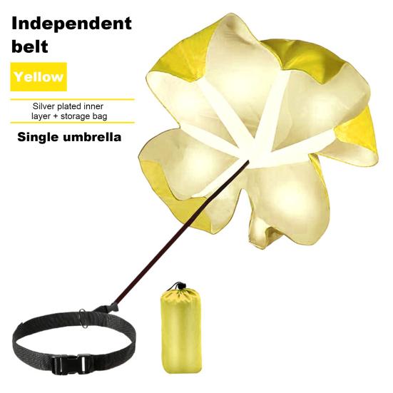 Resistance Parachute Adjustable Waistband Wear-resistant Good Tenacity Reusable Portable Running Speed Training Training Fitness Drag Parachute