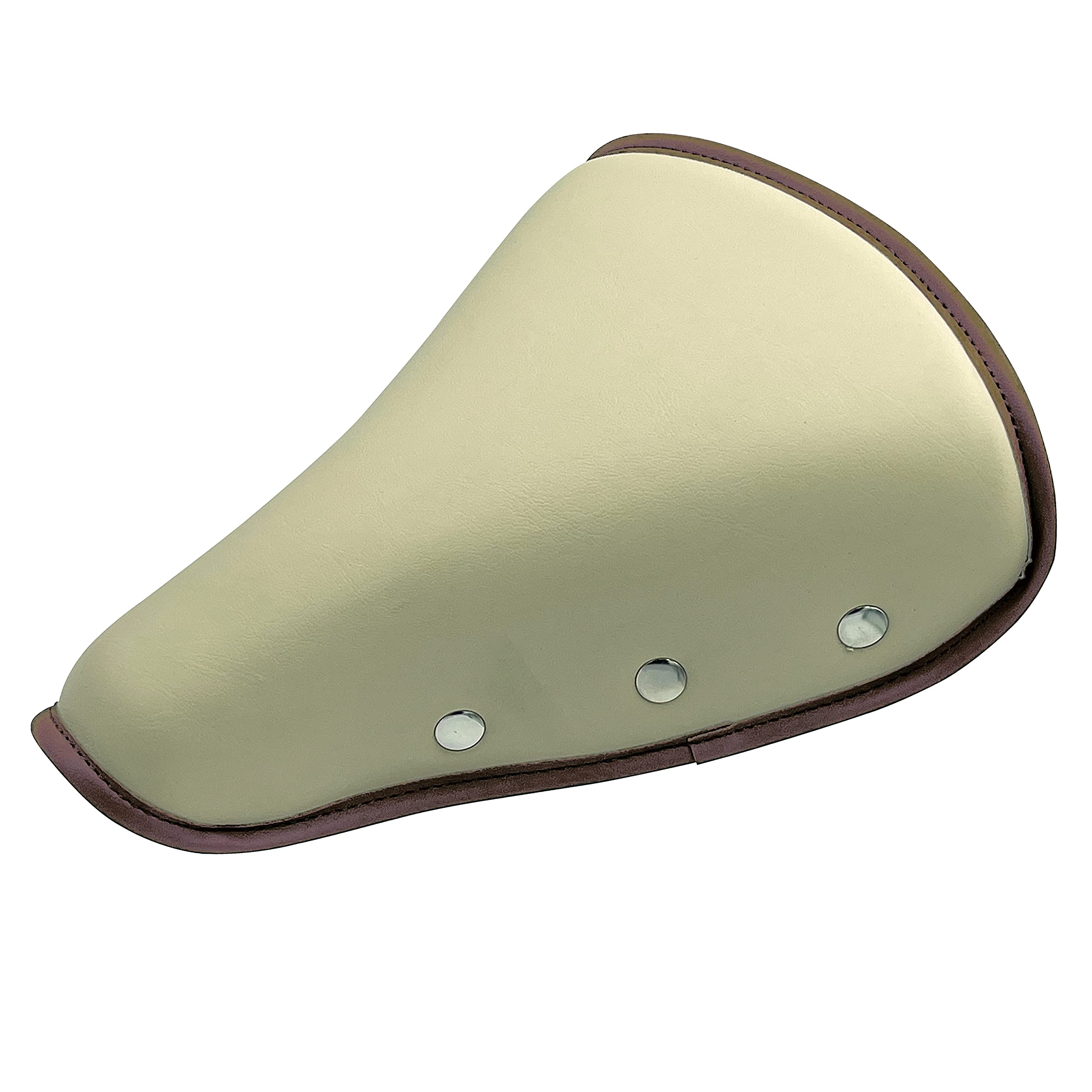 Noguchi Bicycle Saddle Studded JT2417 Beige [Terry Saddle]