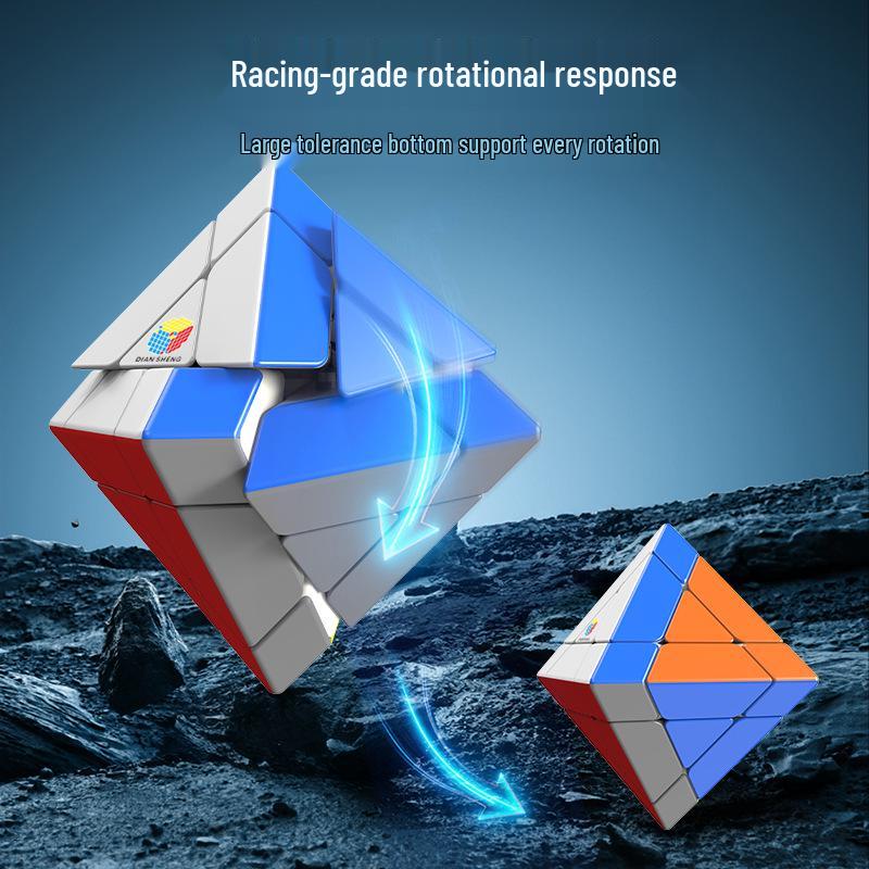 DianSheng Galaxy Cluster Gemini Octahedron Magnetic Rubik's Cube – Irregular Smooth Educational Toy