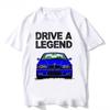 Retro Germany EUDM - E34 M5 Tshirts Summer Men Short Sleeve Old Legend E30 M3 Classic Car T-Shirt Boy Casual Tops Man White Tees