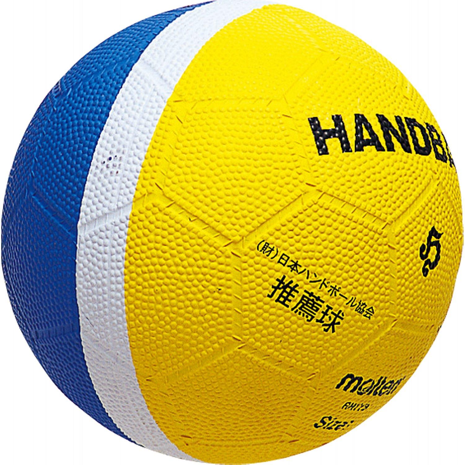 

Мяч для гандбола Molten Handball Elementary School Hand Rubber 1, синий, рекомендованный ассоциацией мяч RH1YB №.